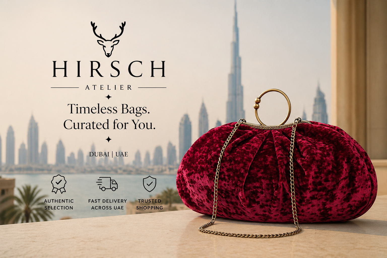 buy bags Dubai Hirsch luxury UAE